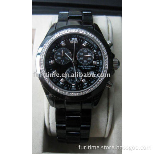 swiss quartz luxury ceramic watches, High quality design
